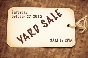 Mt. Pleasant Church Youth Group Yard Sale 10-27-2012